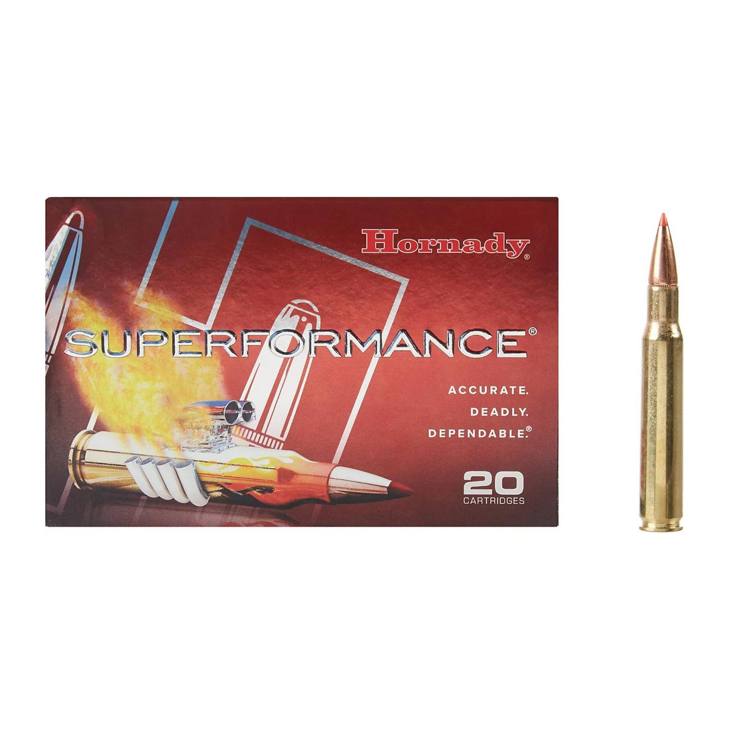 Munition Hornady Superformance 30-06 Springfield 165 gr SST 20 par boîte