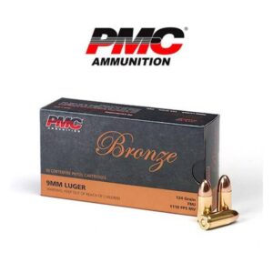 Munition PMC 9mm Luger 124gr FNJ 50 par boîte