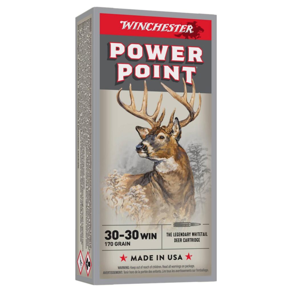 Munition Winchester Power-Point .30-30 Win 170 gr 20 par boîte