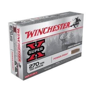 Munition Winchester Super-X .270 Win 130 gr 20 par boîte