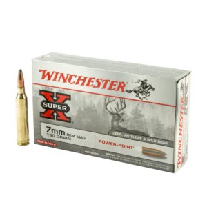 Munition Winchester Super X 7mm Rem Mag 150 gr Power-Point 20 par boîte