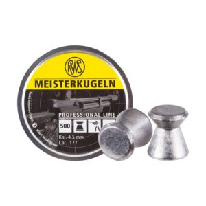 Plombs RWS MEISTERKUGELN .177cal 8.2gr 500 par boîte