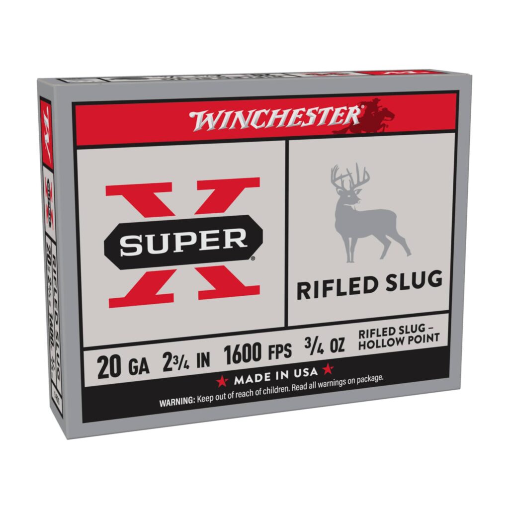 Cartouche Winchester Super X Slug 20ga 5 par boîte