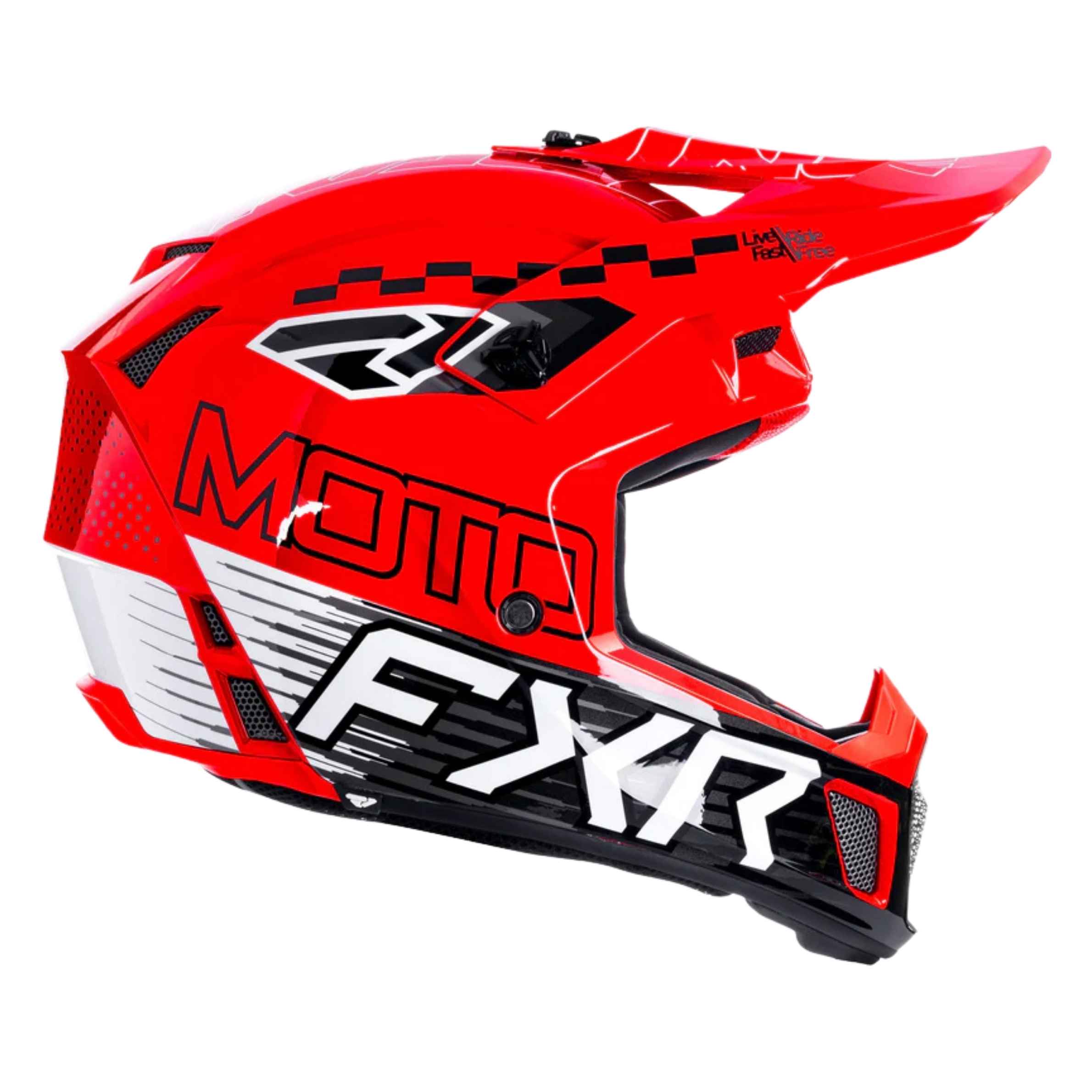 FXR – CASQUE CLUTCH RACE DIV MX - ROUGE-2