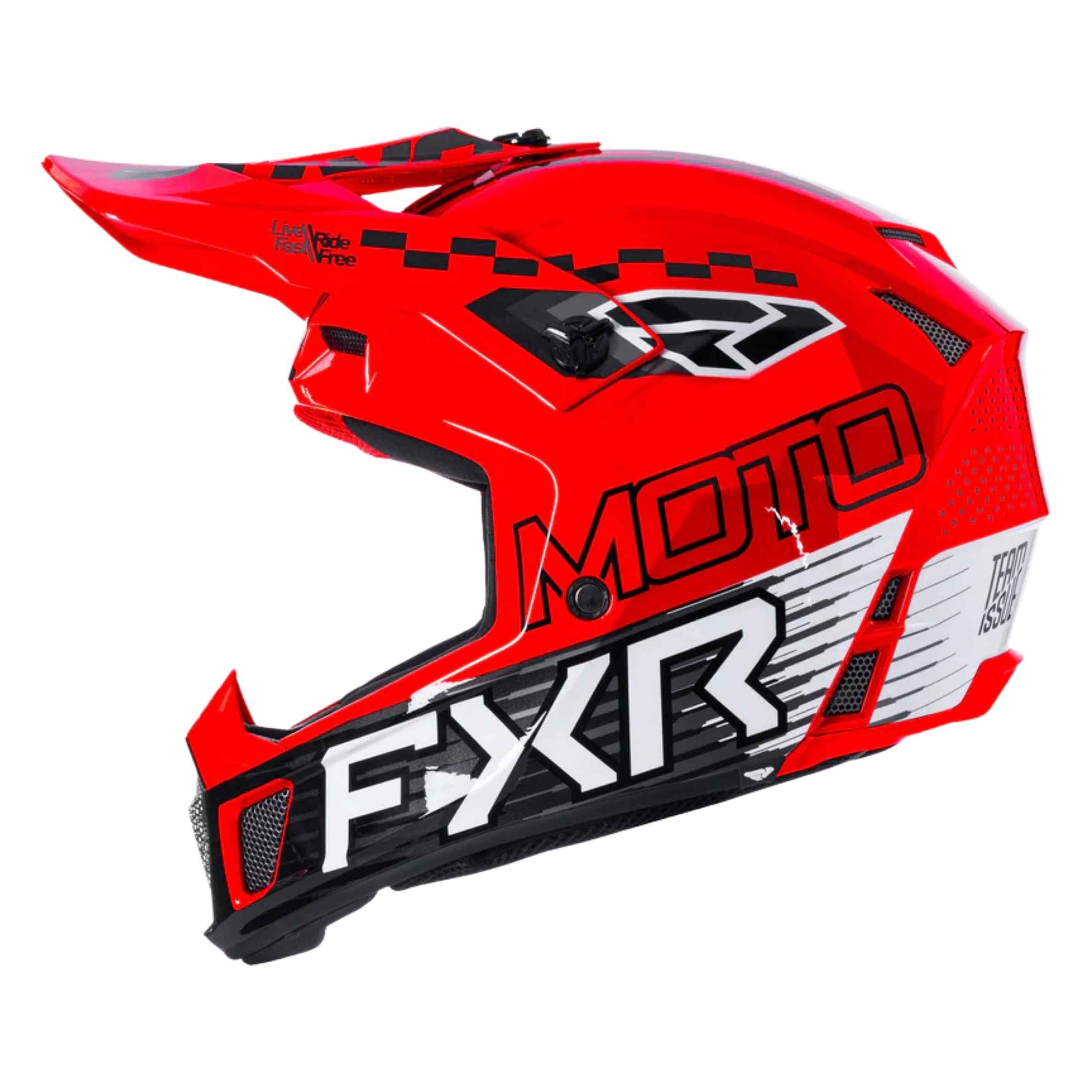 FXR – CASQUE CLUTCH RACE DIV MX - ROUGE-6