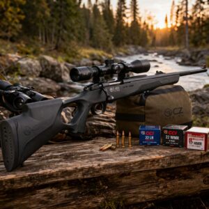 Carabine CZ 455 TH Trio 22LR/22WMR/17HMR