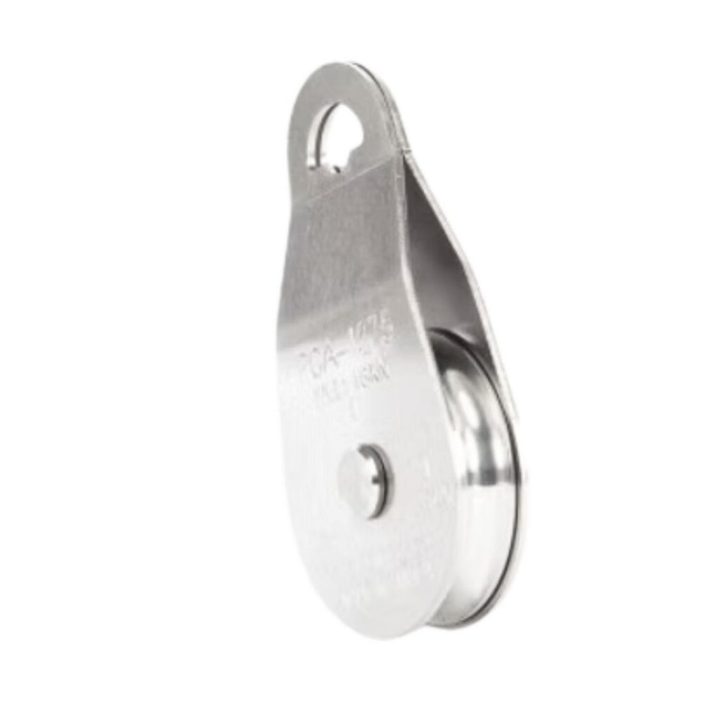 PCA Poulie à côtés oscillants acier inox 76 mm