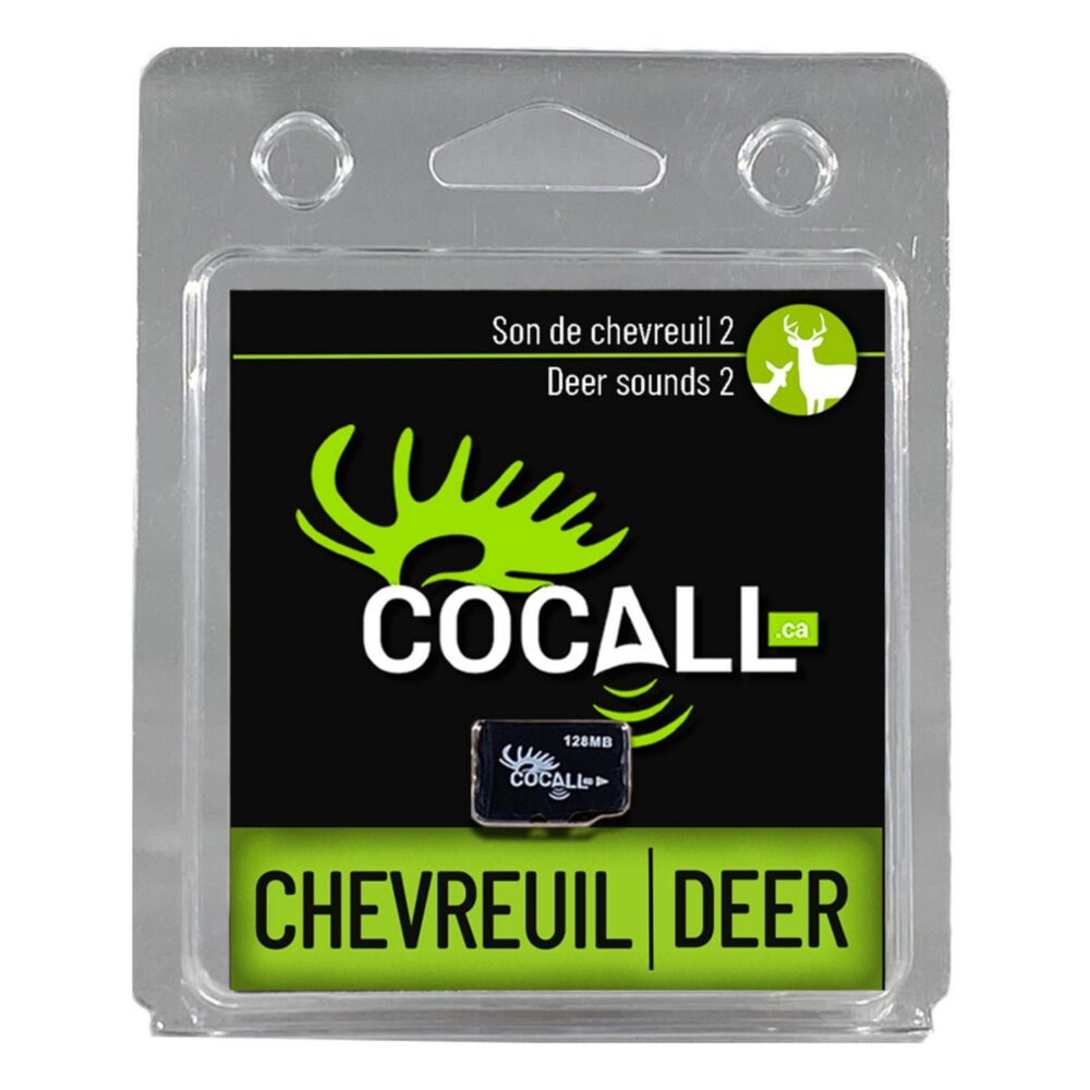 Accessoire de chasse Cocall Carte de son cerf de Virginie 2