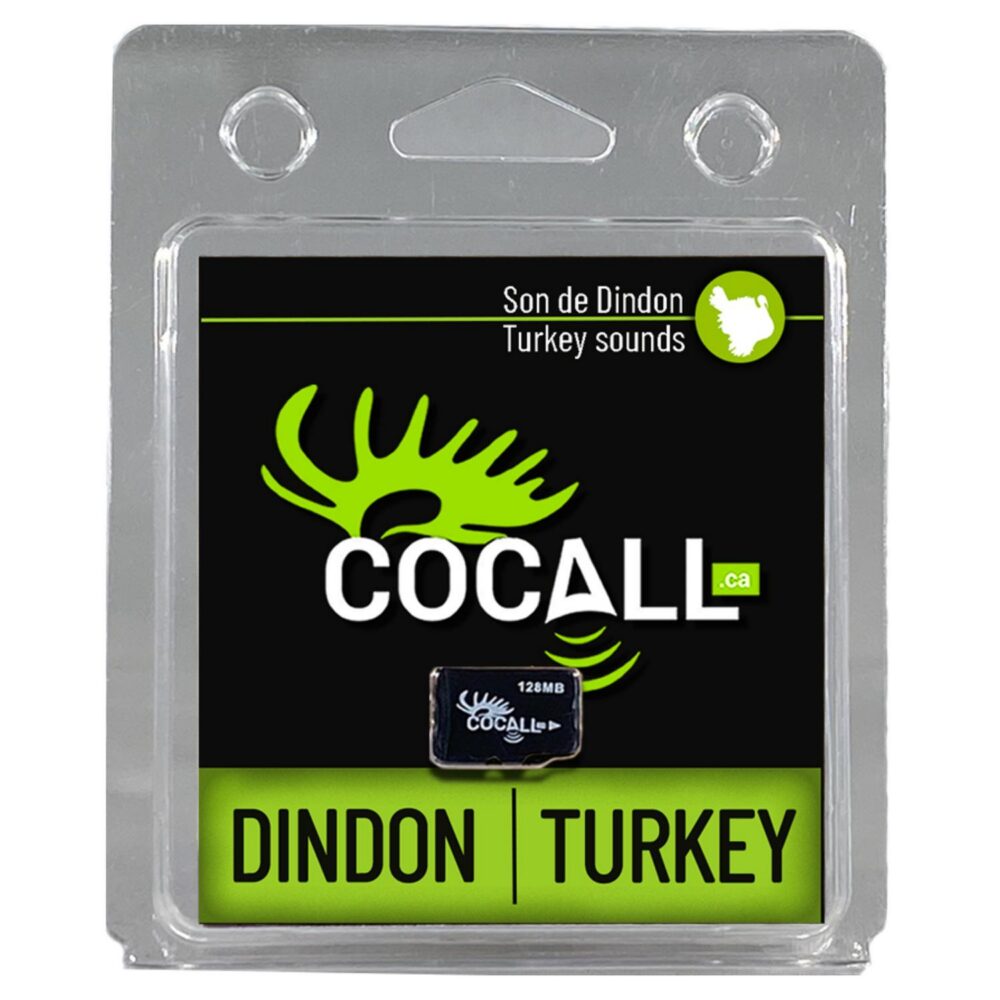 Accessoire de chasse Cocall Carte de son dindon sauvage