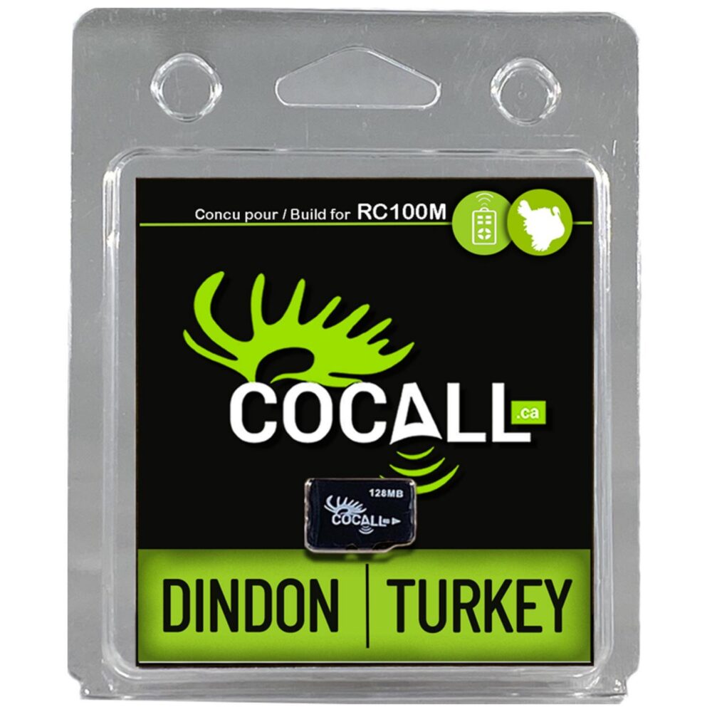 Accessoire de chasse Cocall PR RC100M carte de son dindon sauvage