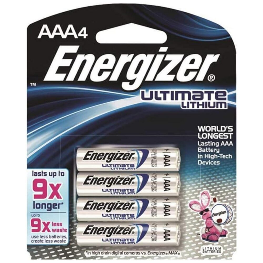 Batterie Energizer AAA Lithium paq 4