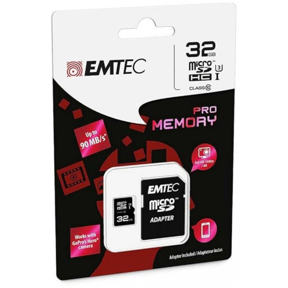 Carte mémoire EMTEC microSDHC 32GB