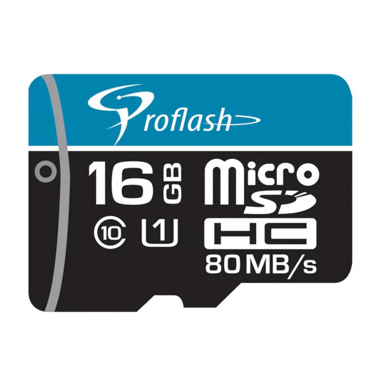 Carte mémoire PROFLASH MicroSD 16 GB Class 10