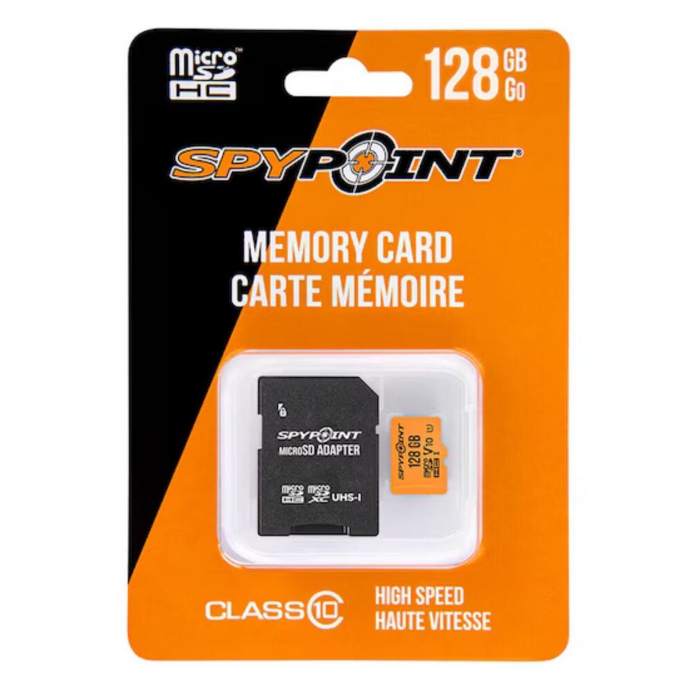 Carte mémoire SPYPOINT microSD 128GB