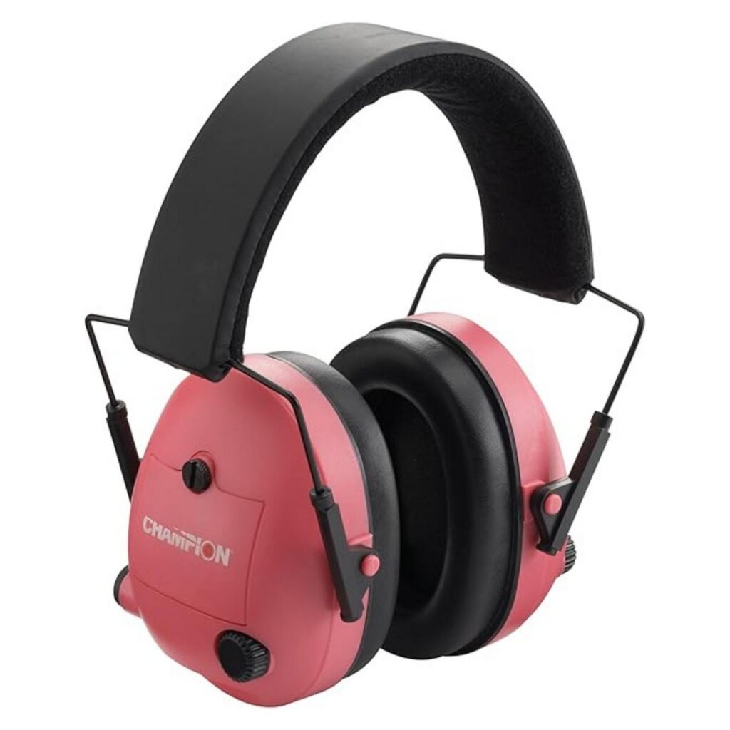 Protection auditive CHAMPION Cache-oreilles électroniques rose