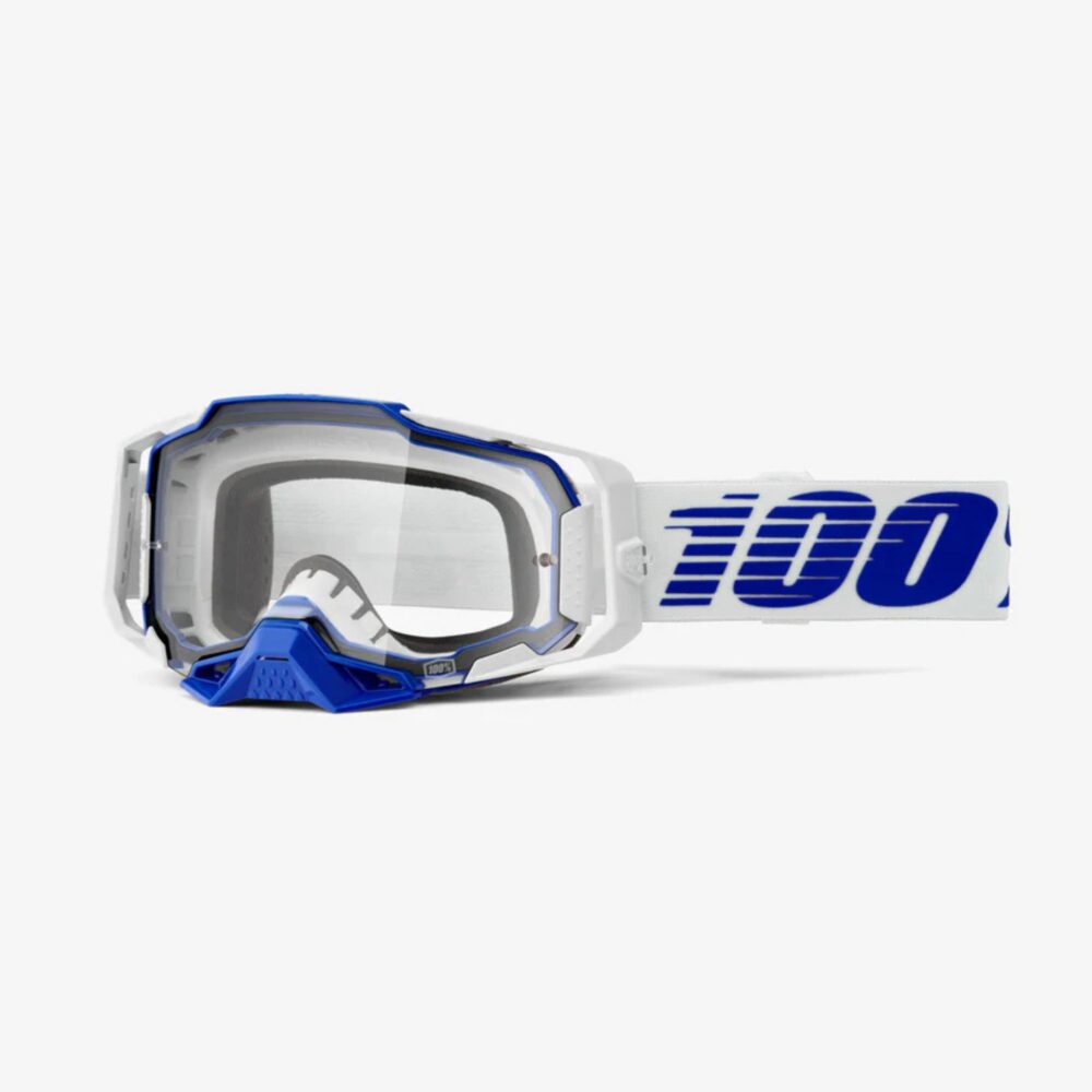 100% – LUNETTES ACCURI 2 ENDURO – BLUE/CLEAR LENS