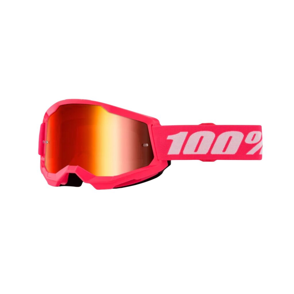 100% – LUNETTES STRATA 2 – ROSE / MIROIR ROUGE