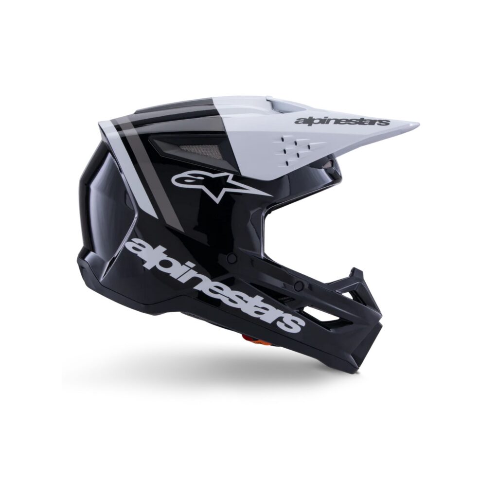 ALPINESTARS – CASQUE SM3 RADIUM NOIR/BLANC/GRIS MAT – MEDIUM