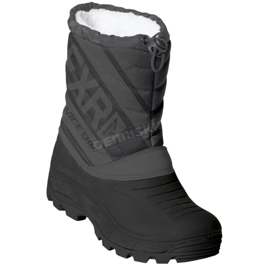 FXR Racing Youth Octane Boots Black/Charcoal