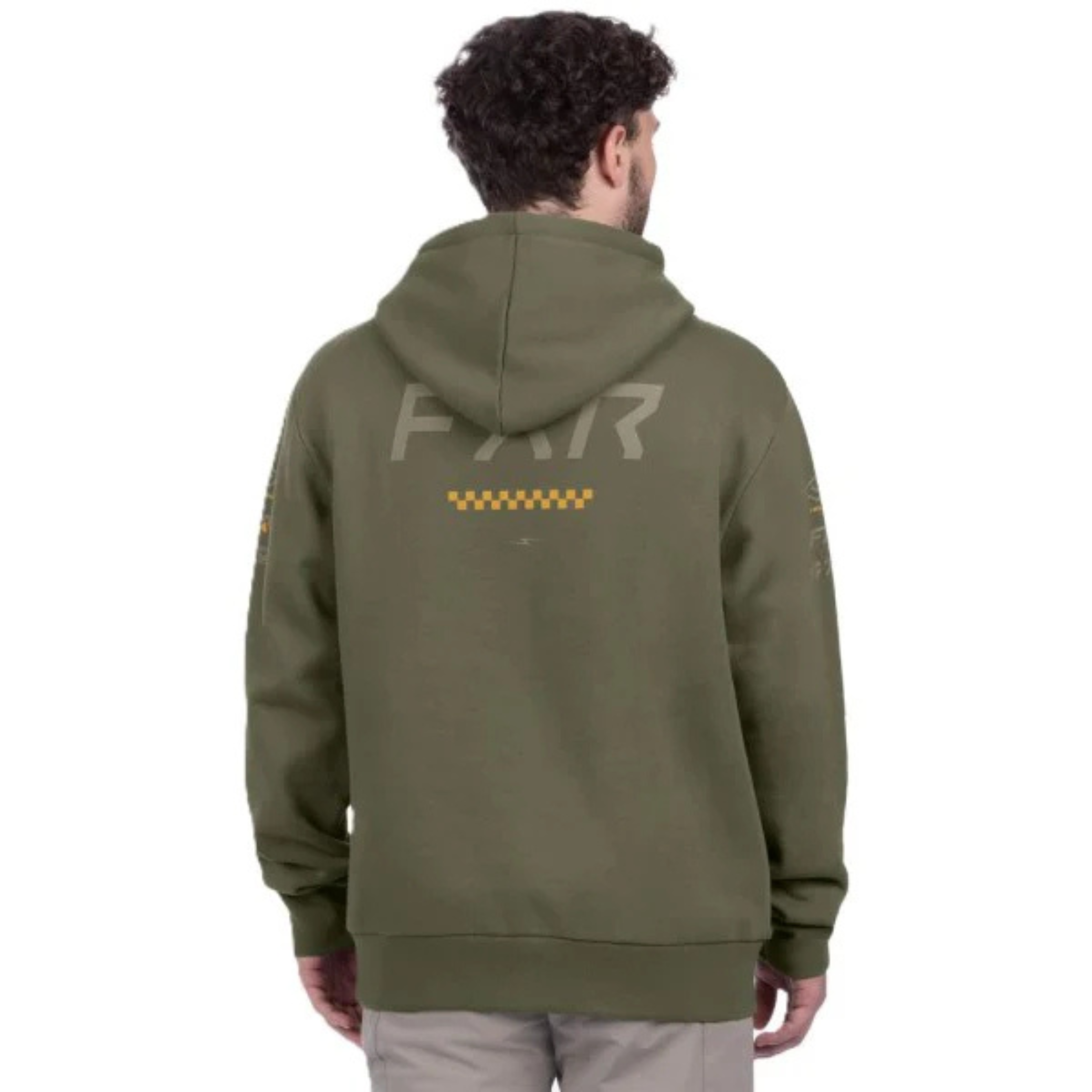 FXR Stack Cotton Pullover Hoodie Moss/Stone – Image 3