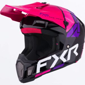 FXR – CASQUE CLUTCH COMP MX – NOIR/RAZZ