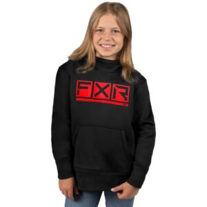 FXR – CHANDAIL PODIUM TECH PULLOVER NOIR/ROUGE – GR XS