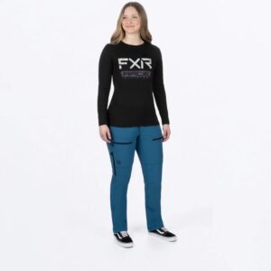 FXR – CHANDAIL RACE DIV LONGSLEEVE NOIR/GRAPE – GR XL