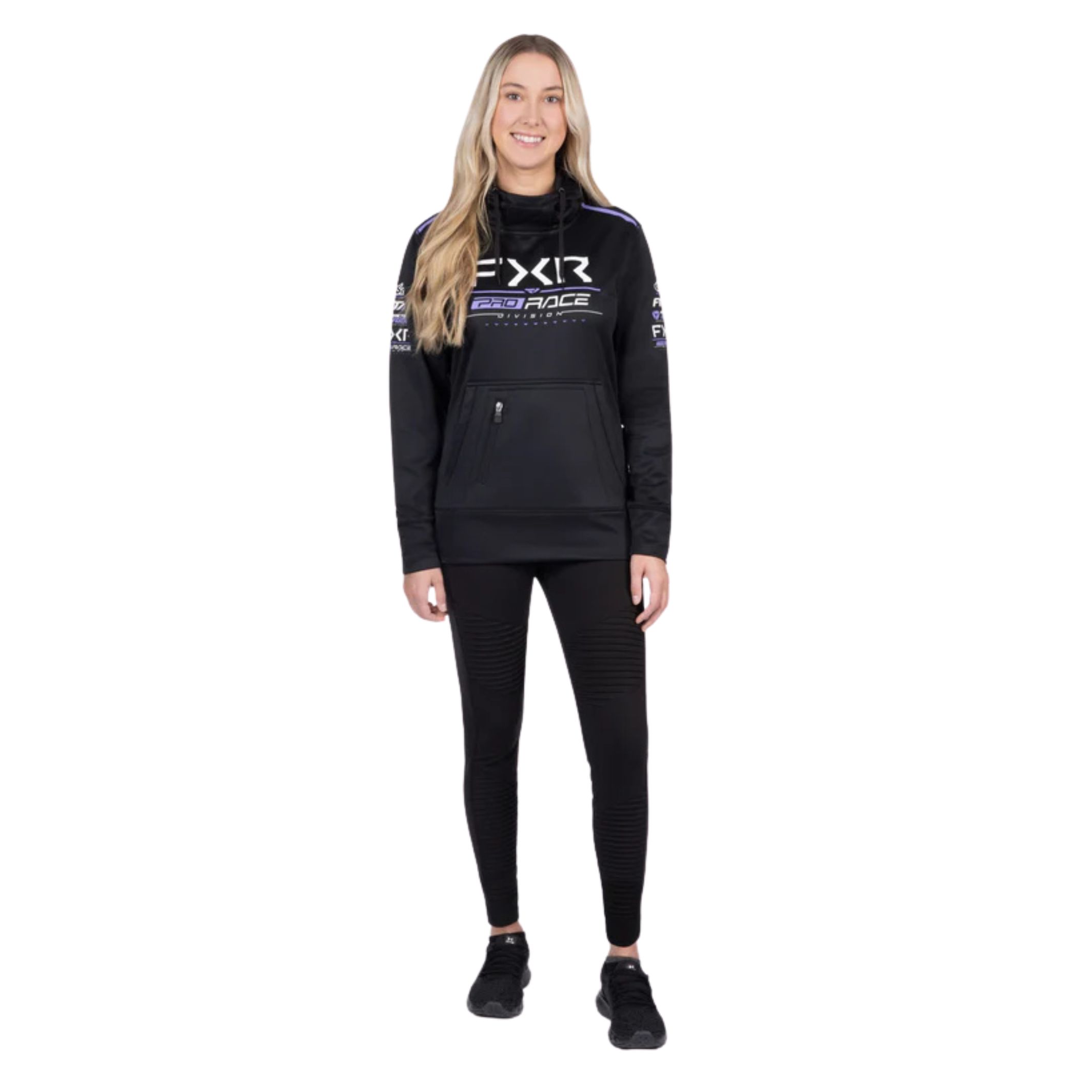 FXR – CHANDAIL RACE DIV TECH PO 25S NOIR/AMETHYST – Image 3