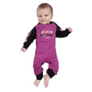 FXR – ENSEMBLE BÉBÉ RACE DIVISION MUTED GRAPE/BLUE – 12-18 MOIS