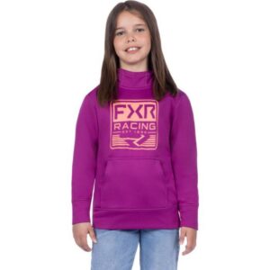 FXR – HOODIE EMBLEM TECH PO WINE/MELON – LG