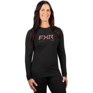 FXR – HYDROGEN PREMIUM LONGSLEEVE – BLACK/ROSE