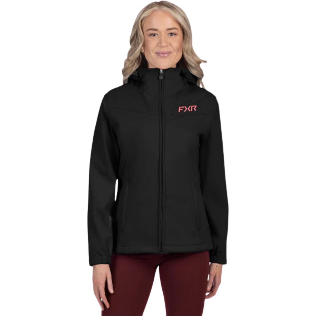 FXR – HYDROGEN SOFTSHELL JACKET – BLACK/ROSE