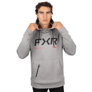 FXR – HYDROGEN TECH PRO PULLOVER HOODIE – GREY/RED