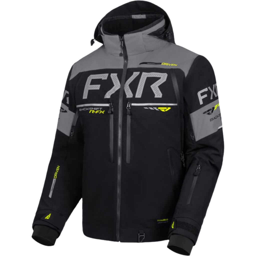 FXR – JACKET BACKSHIFT R-FX 2-IN-1 – BLACK/GREY/HIVIS