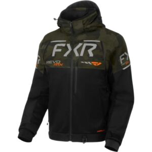 FXR – JACKET REVO RRX – BLACK/ARMY CAMO/ORANGE