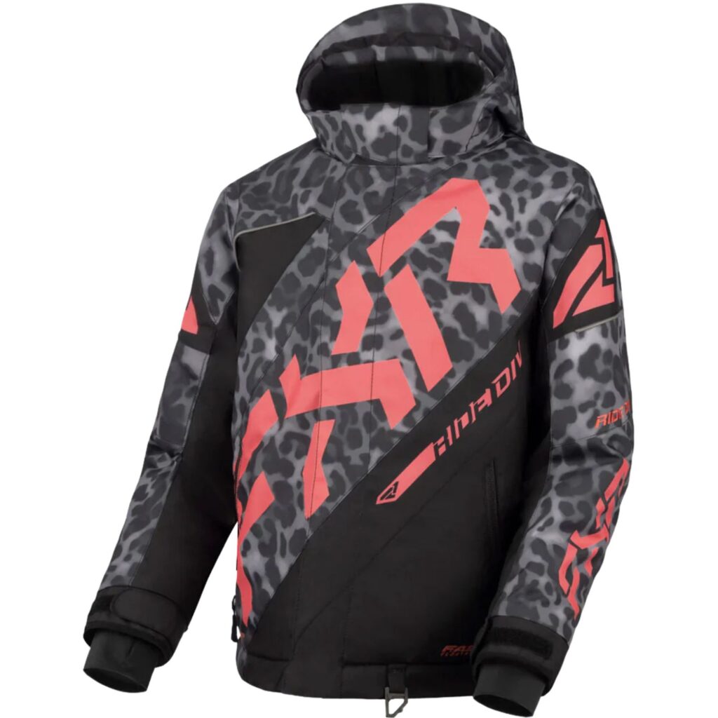FXR – MANTEAU CX NOIR CHEETAH/MELON – GR 10