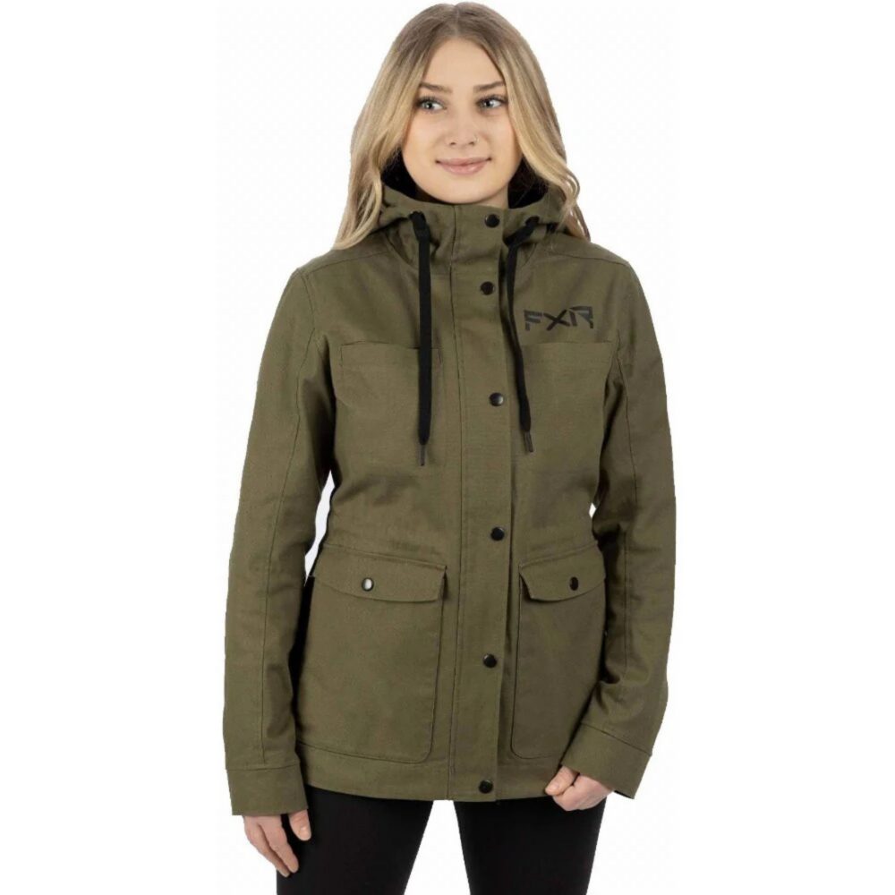 FXR – MANTEAU FEMME IVY CANVAS ARMY – XS