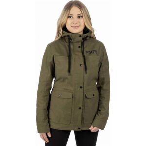 FXR – MANTEAU FEMME IVY CANVAS ARMY – XS