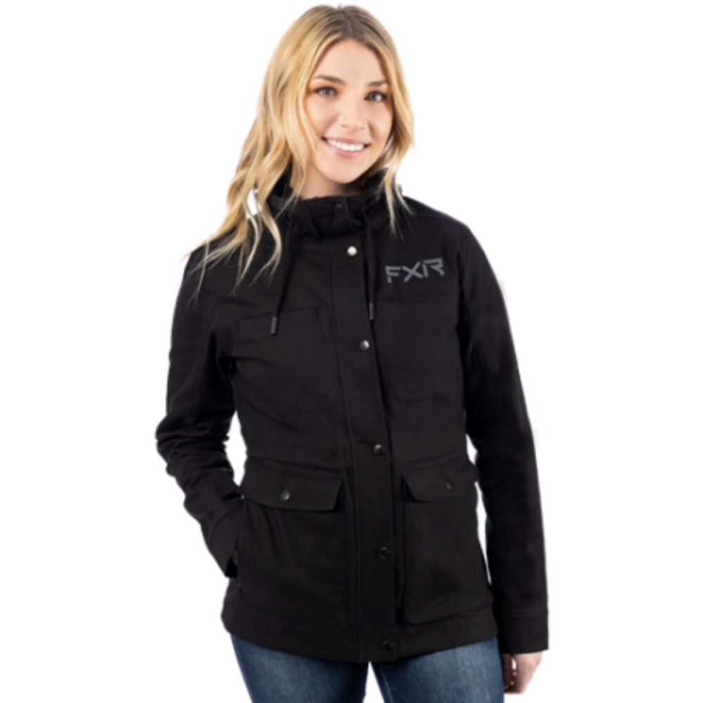 FXR – MANTEAU FEMME IVY CANVAS NOIR – SMALL