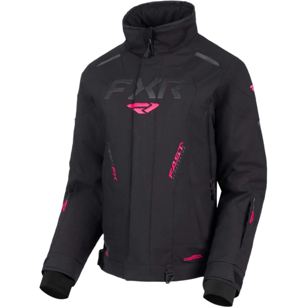 FXR – MANTEAU TEAM FX – BLACK/RAZZ