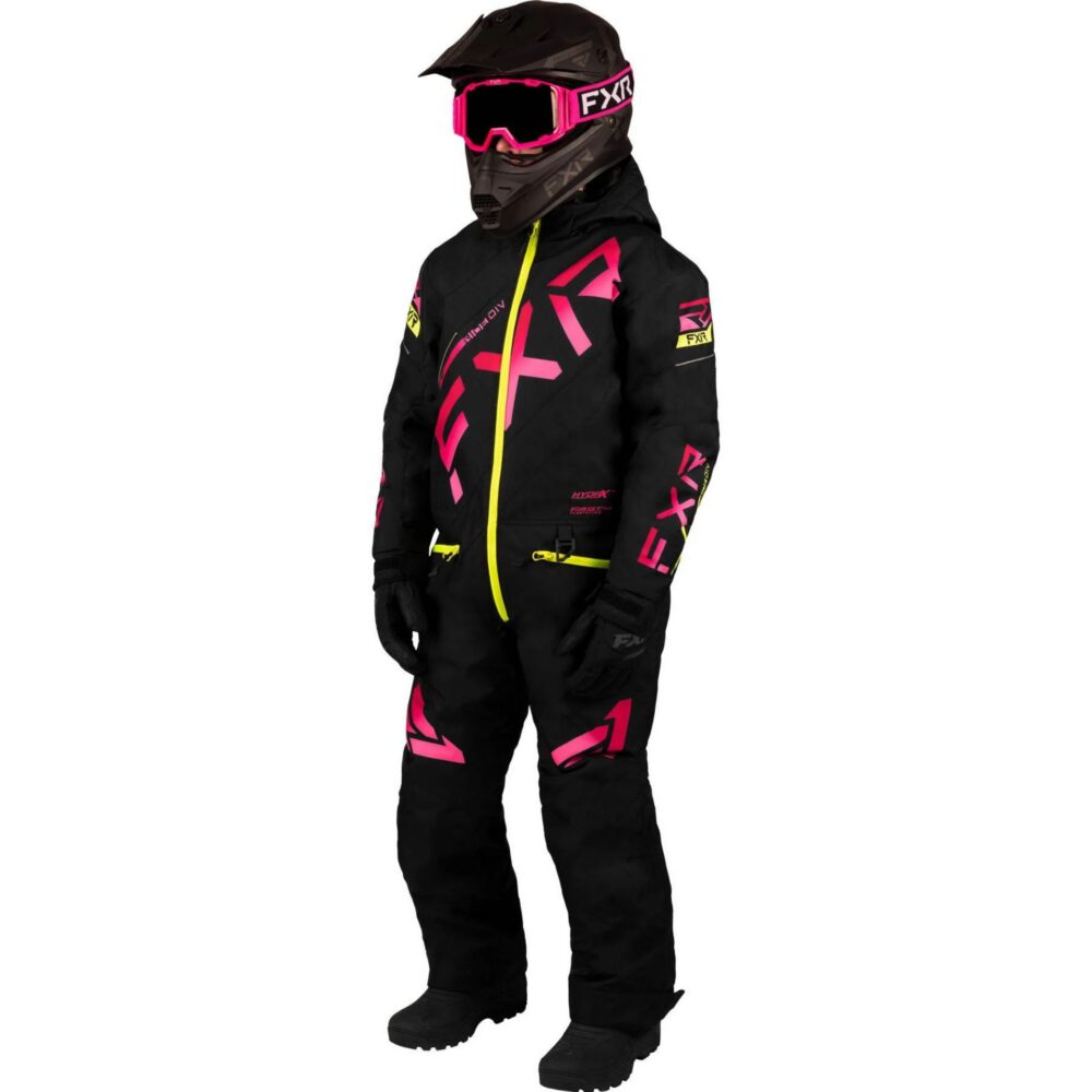 FXR – MONOSUIT CX F.A.S.T. NOIR/FRAMBOISE – GR 4