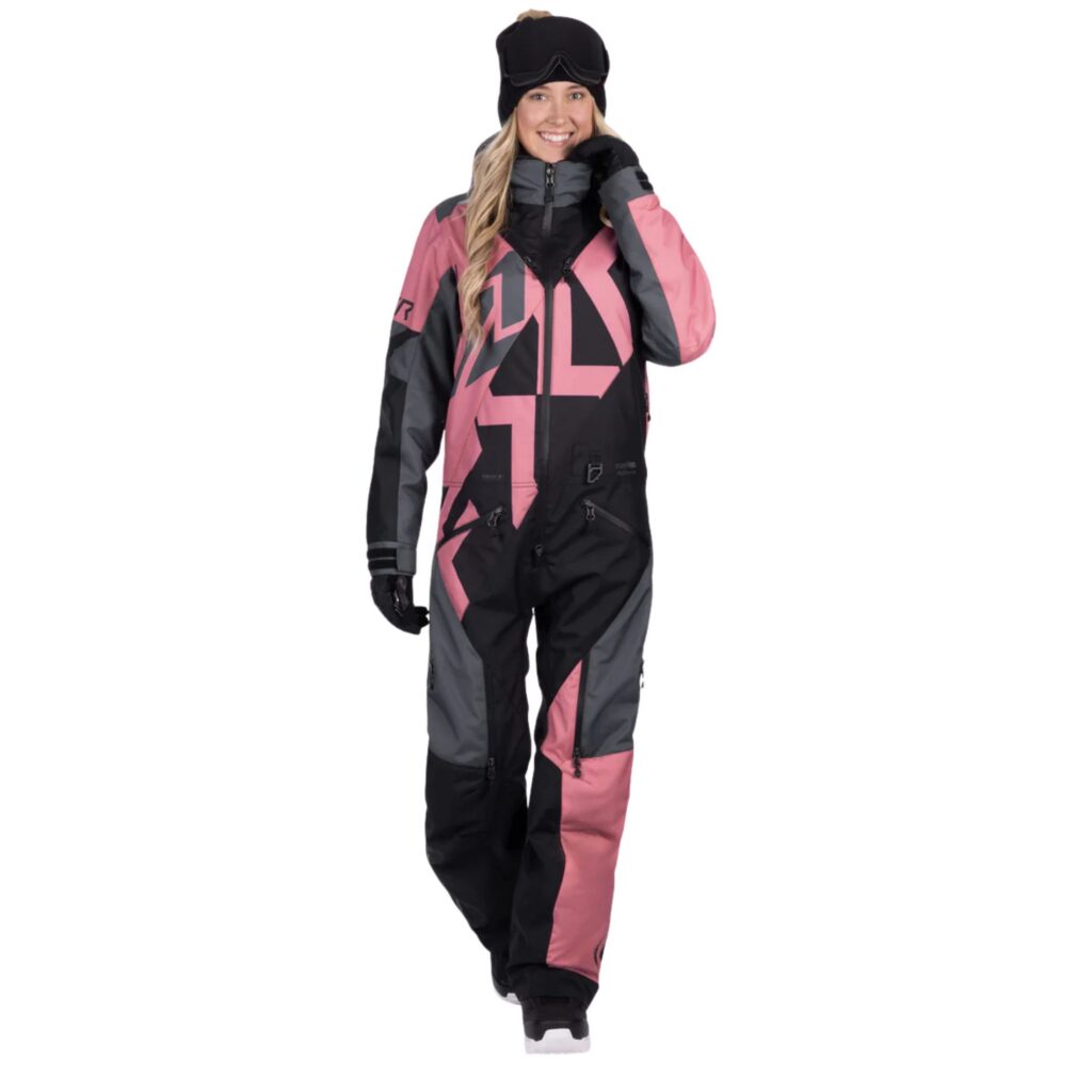FXR – MONOSUIT CX F.A.S.T. – BLACK/CHARCOAL/ROSE