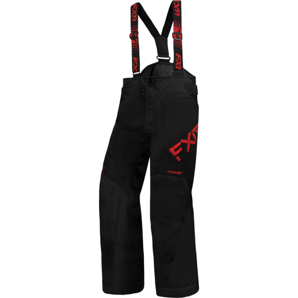 FXR – PANTALON ENFANT CLUTCH F.A.S.T. NOIR/ROUGE – 6 ANS