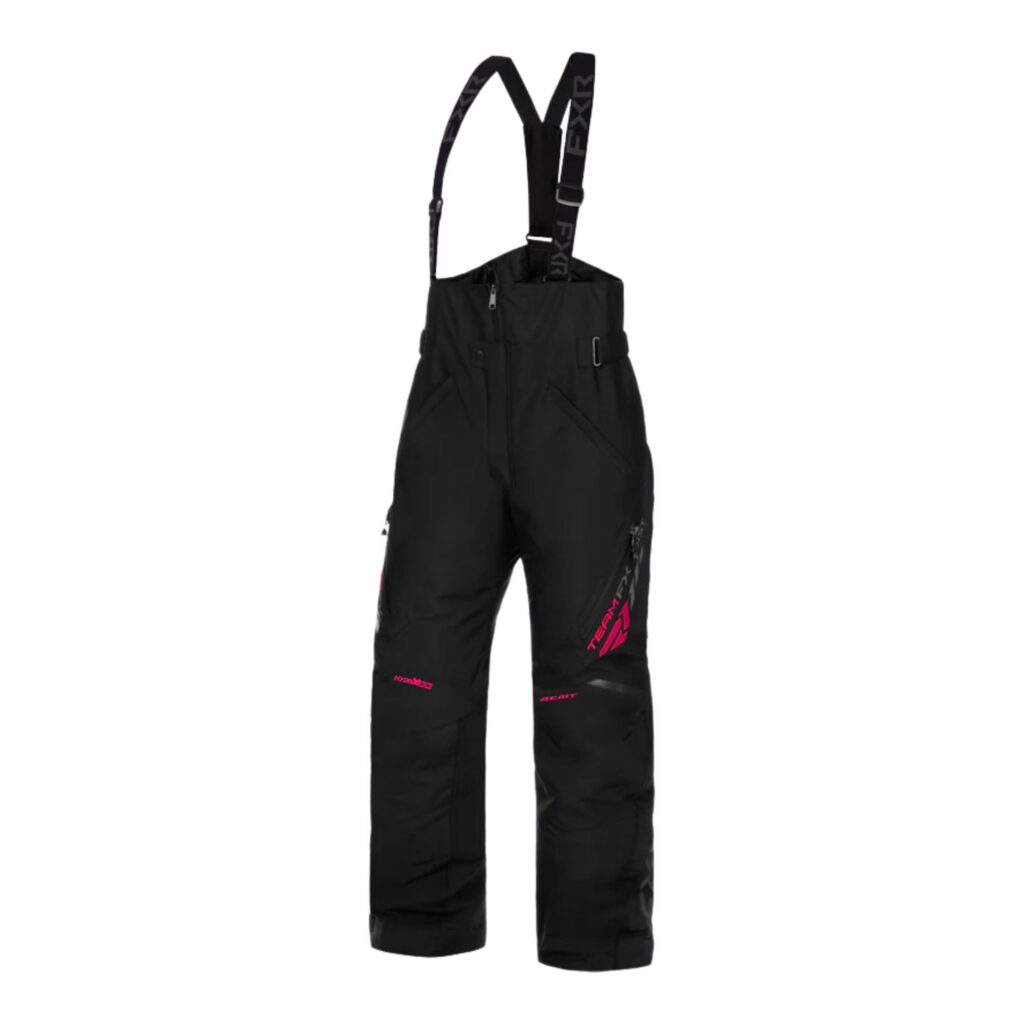 FXR – PANTALON TEAM – BLACK/RAZZ