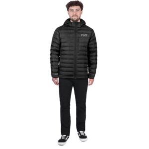 FXR – PODIUM HYBRID QUILTED JACKET – BLACK