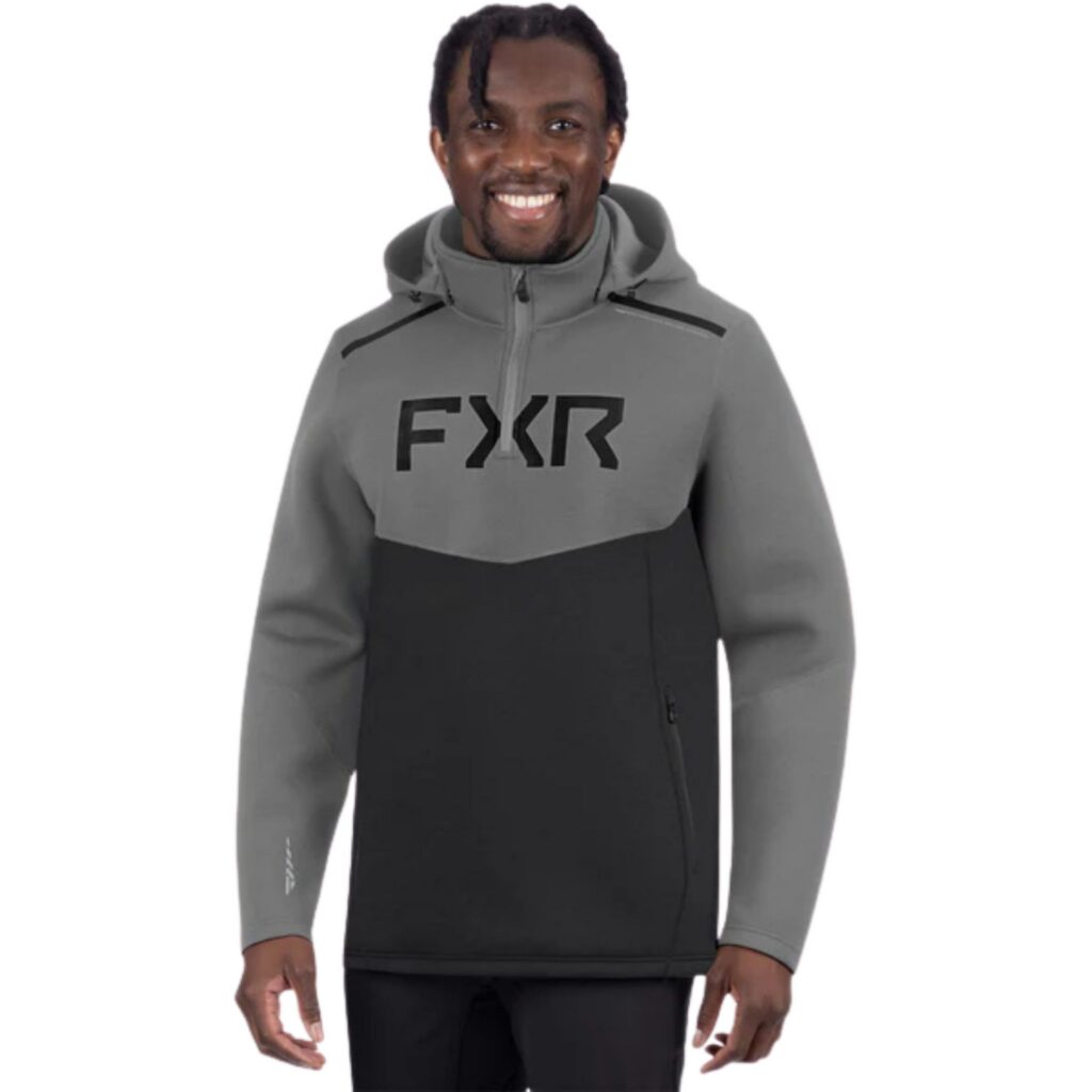 FXR – ALTITUDE TECH 1/4 ZIP HOODIE – CHAR/GREY