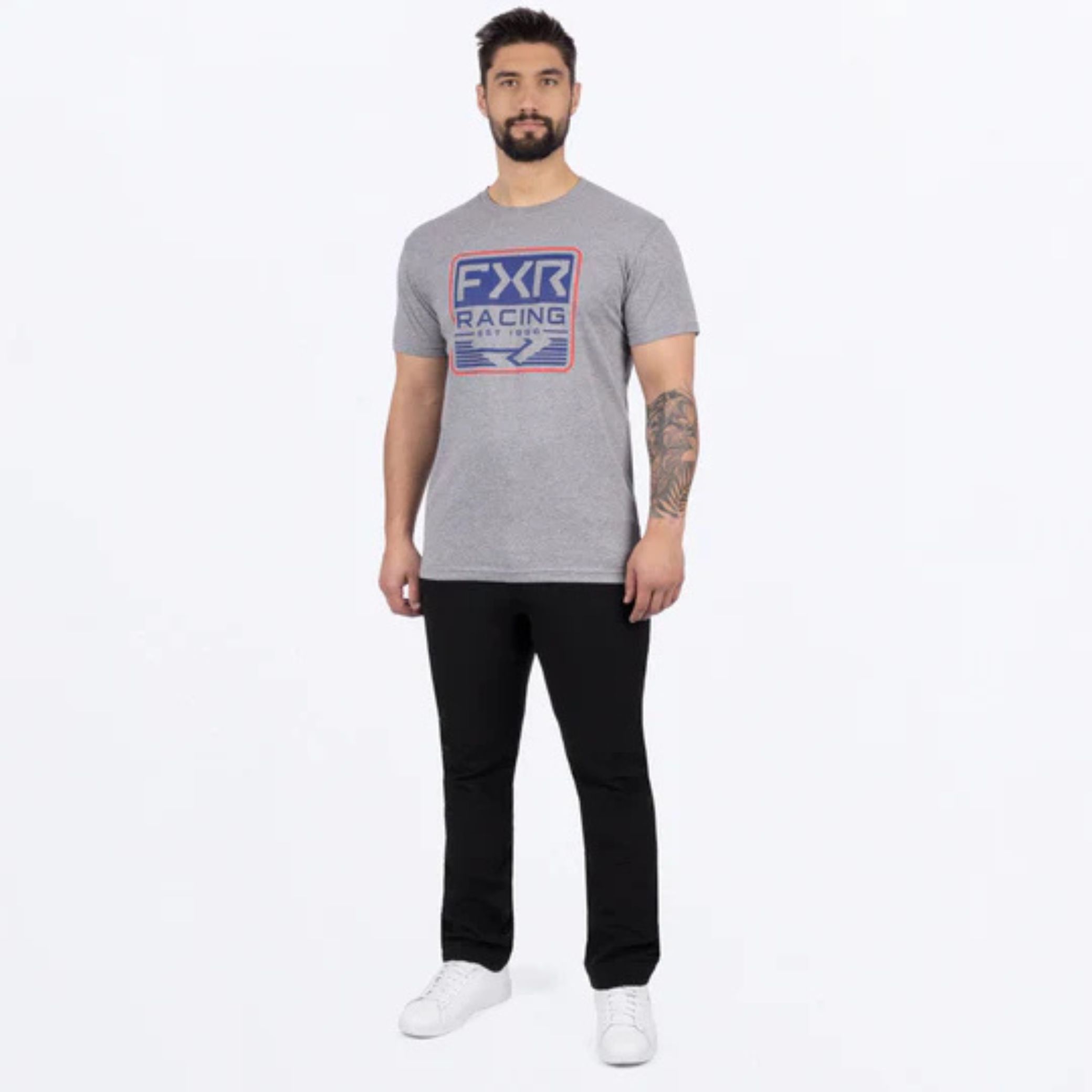 FXR – T-SHIRT EMBLEM PREMIUM SPLATTER/BLACK – XL – Image 3