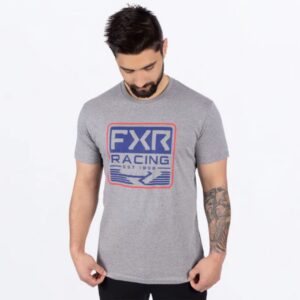 FXR – T-SHIRT EMBLEM PREMIUM SPLATTER/BLACK – XL
