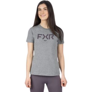 FXR – T-SHIRT HELIUM PREMIUM CHARC/WHITE – GR LG