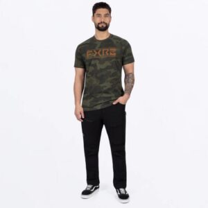 FXR – T-SHIRT VICTORY PREMIUM STONE/STEEL – XL
